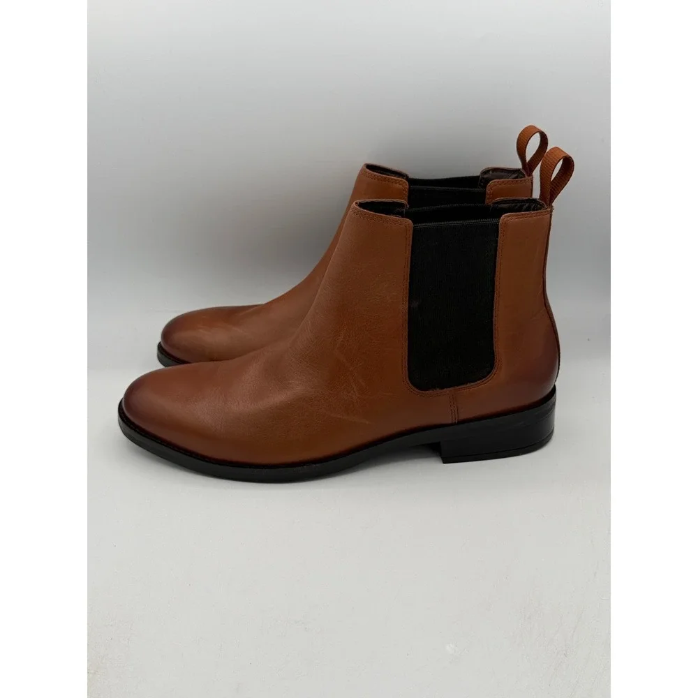 Cole Haan Chelsea Boots Mens 10 British Tan Leather Dress C37859